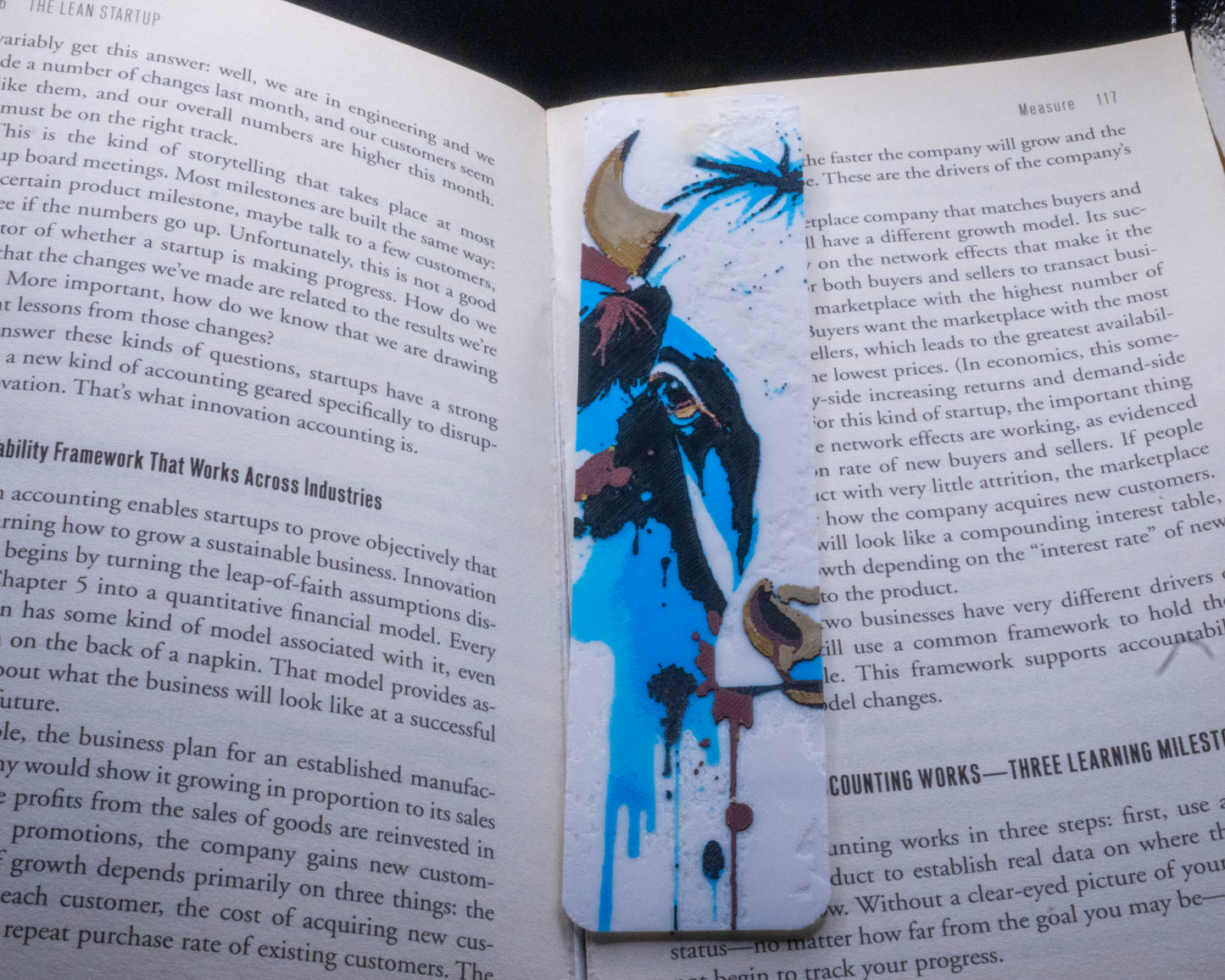 Cow Bookmark