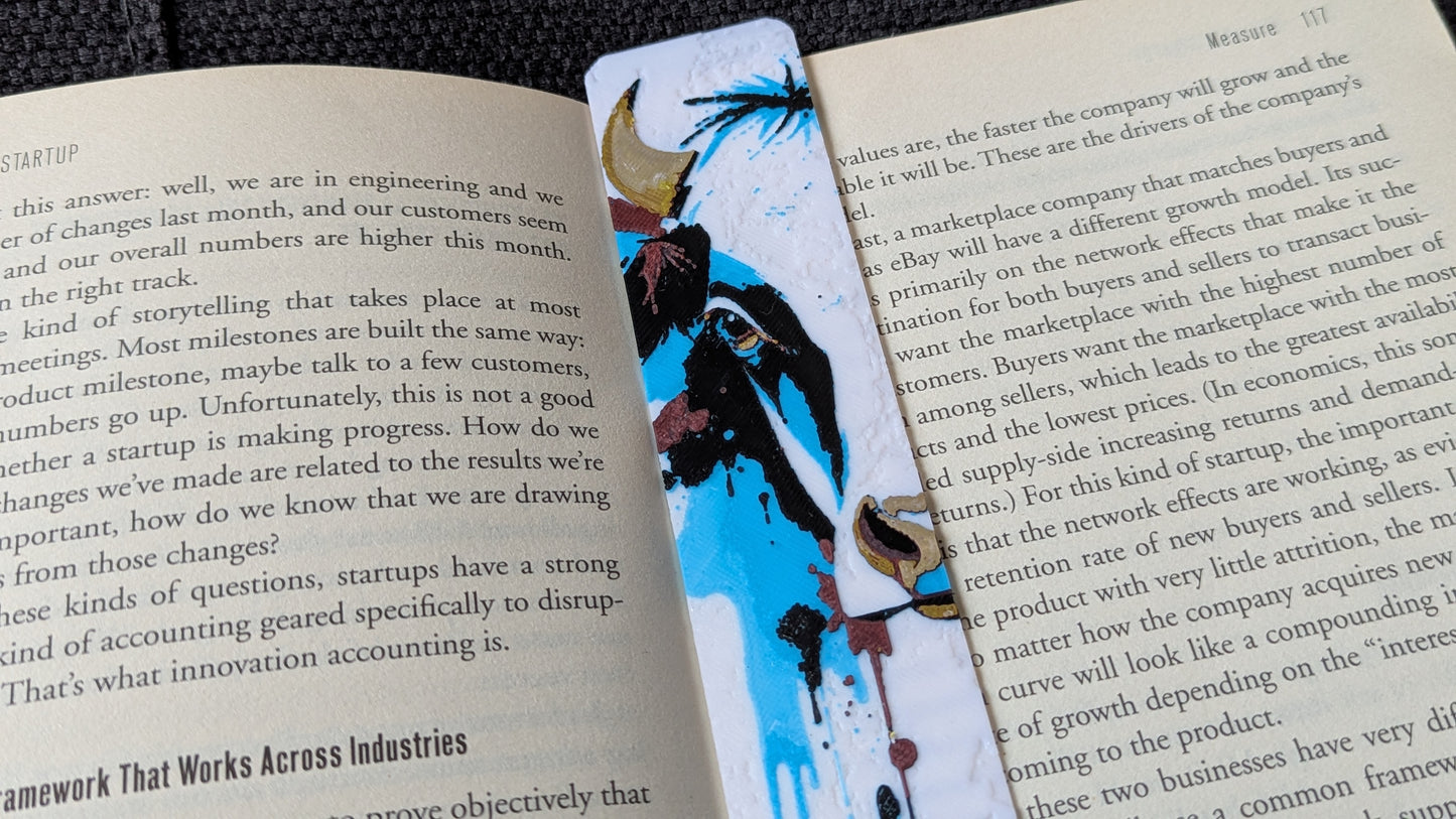 Cow Bookmark 