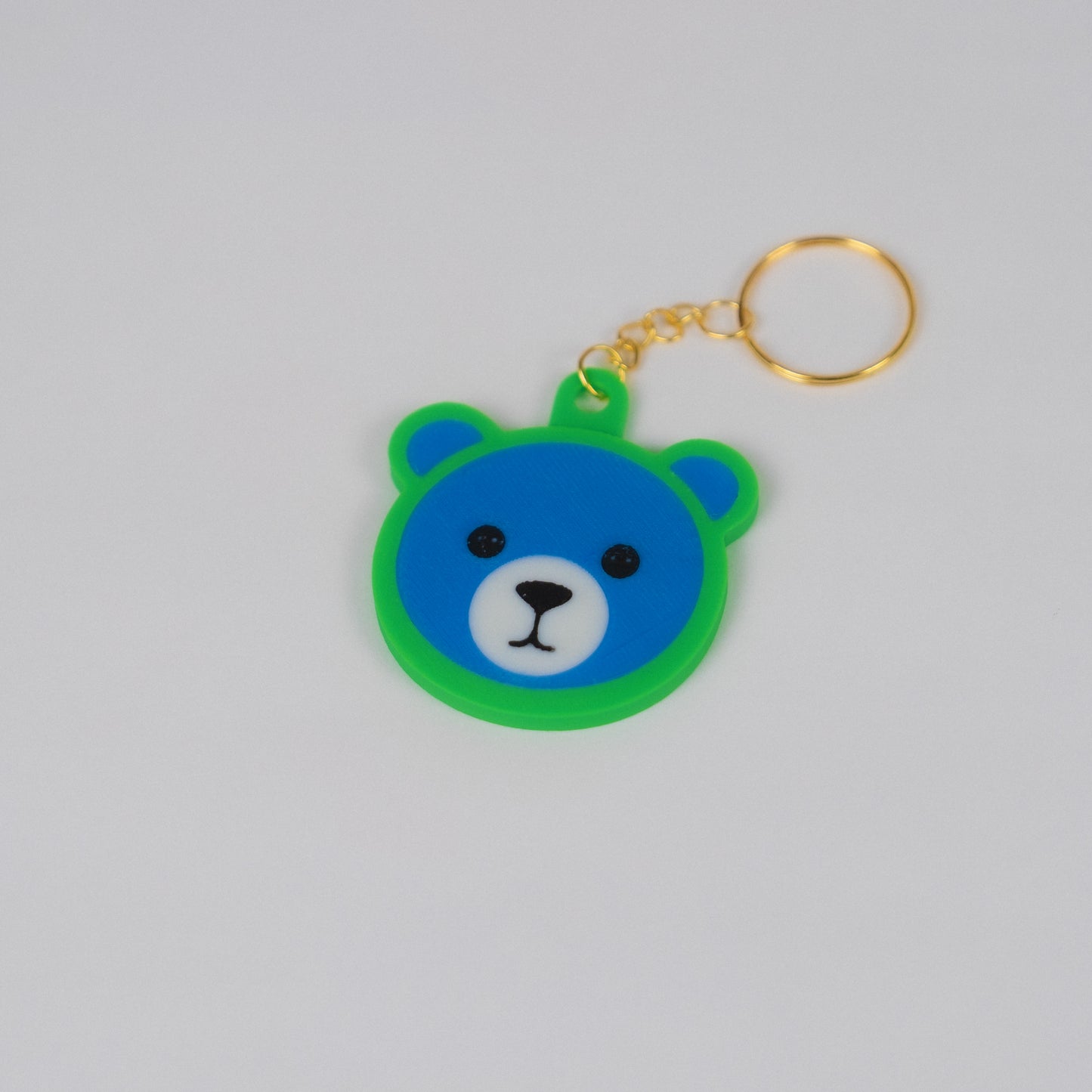 Blue Bear Keychain