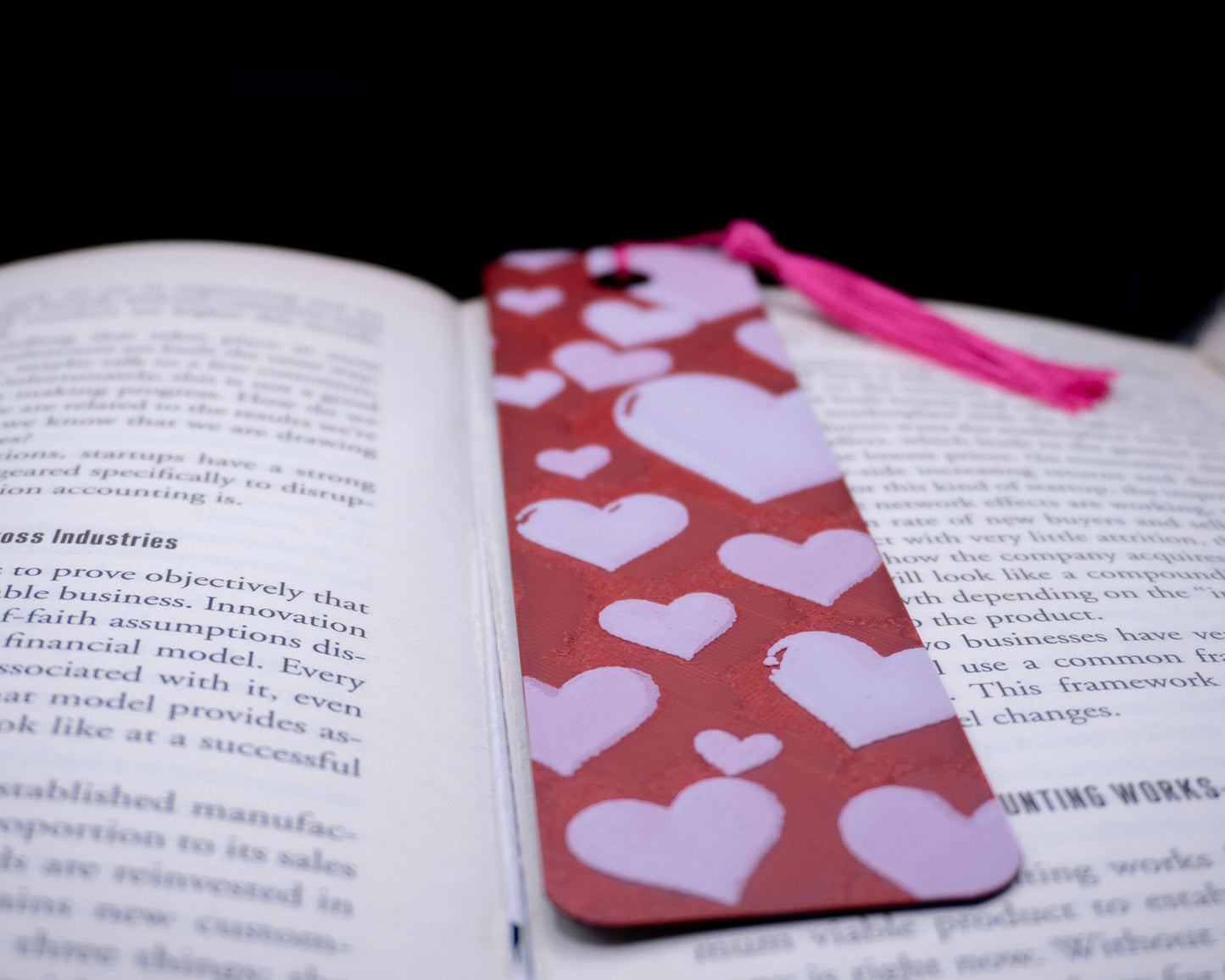 Hearts Bookmark 