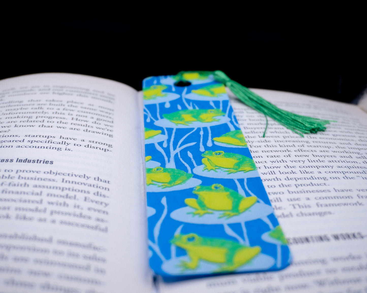 Pond Frogs Bookmark 