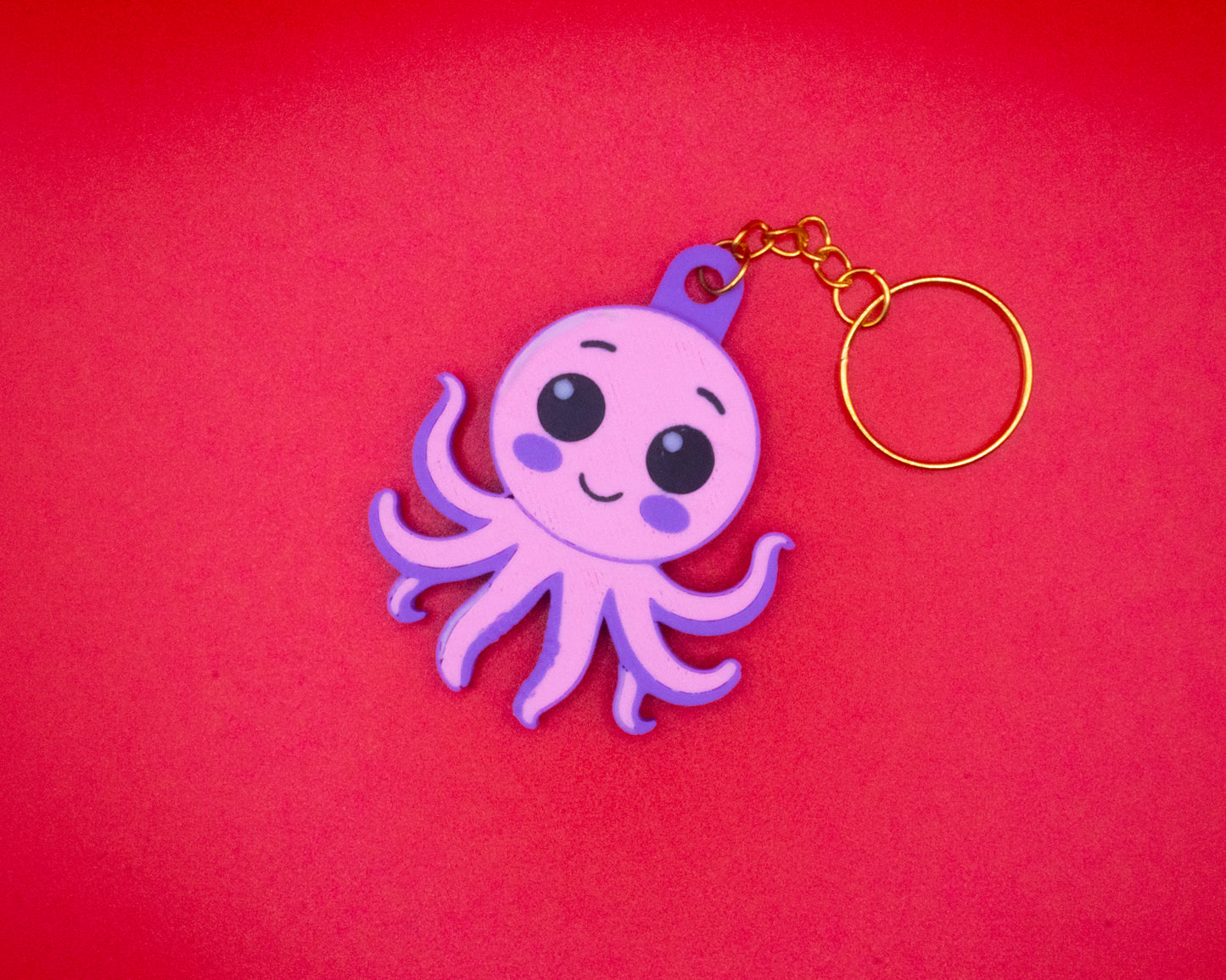 Octopus Keychain