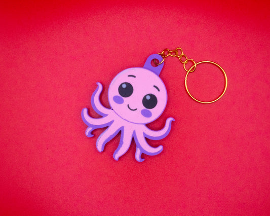 Octopus Keychain