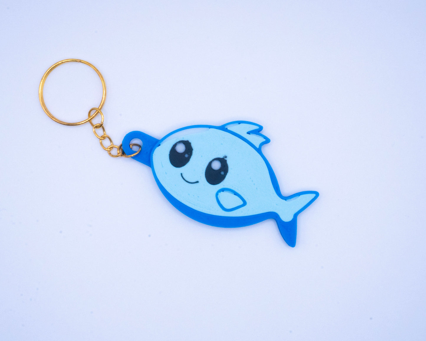 Blue Fish Keychain