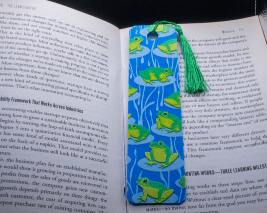 Pond Frogs Bookmark 