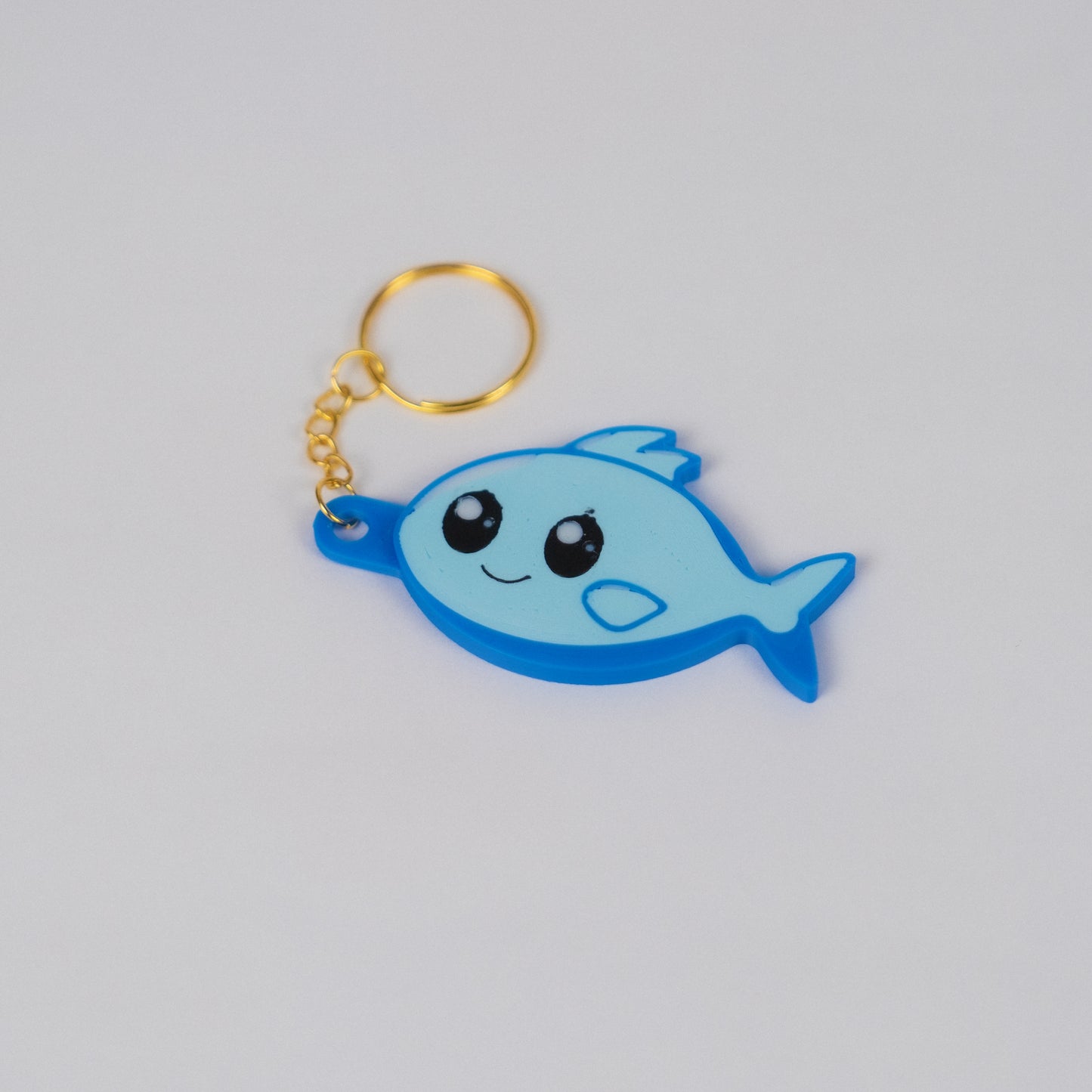 Blue Fish Keychain