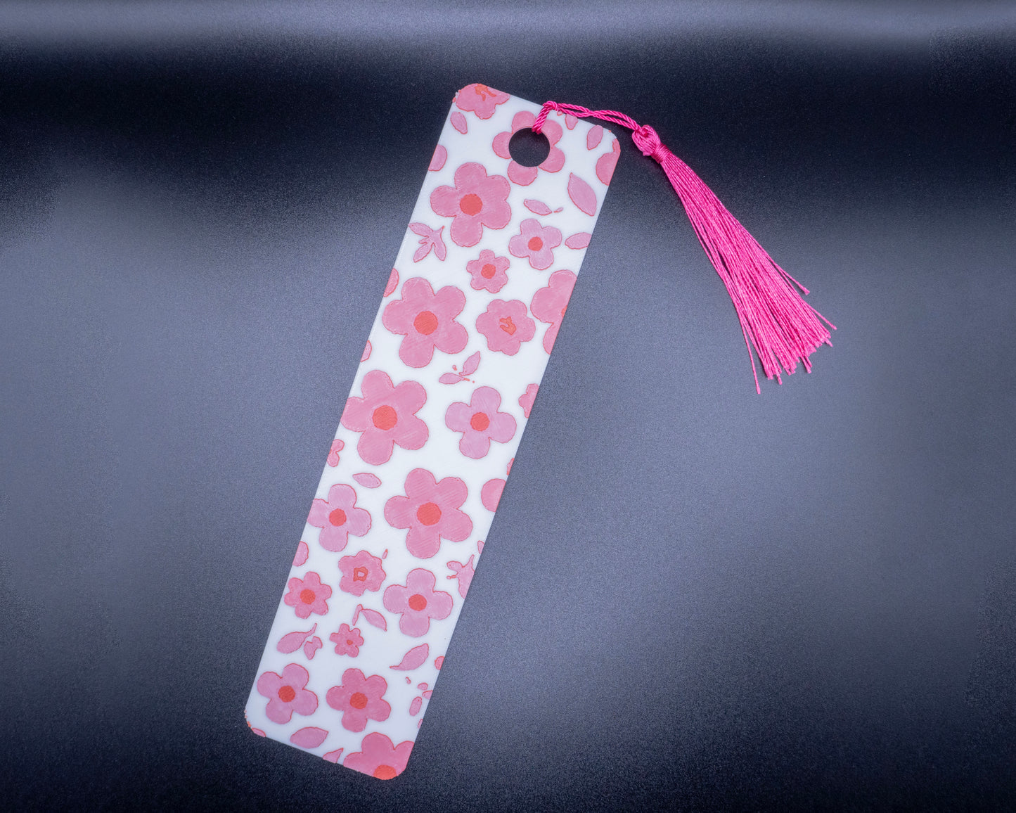 Pink and Red Flowers Bookmark 